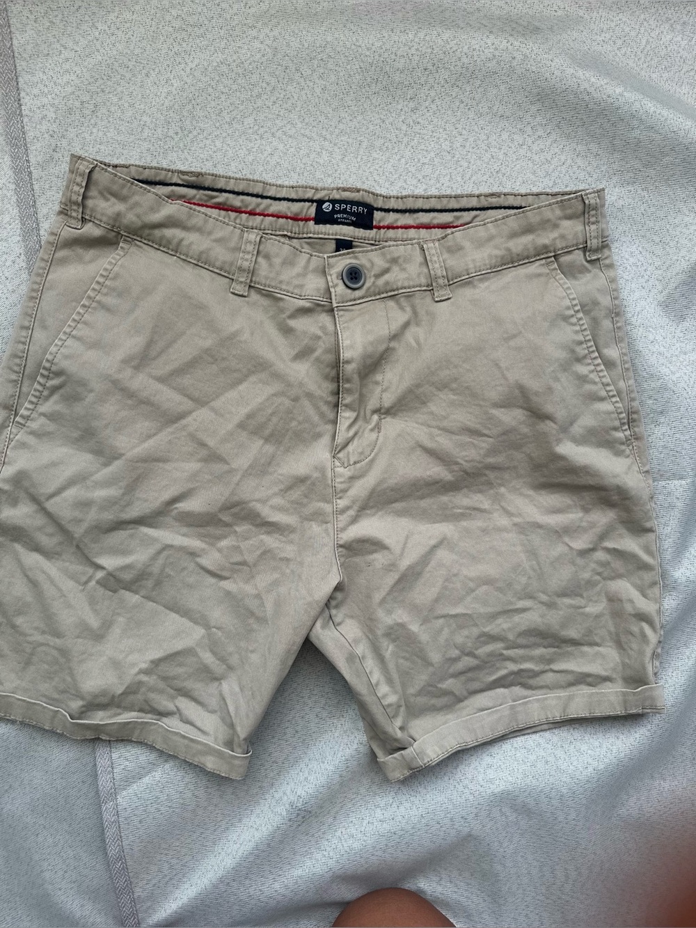 Sperry Men's Tan Casual Cargo Shorts